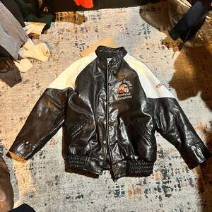 Vintage 1995 Leather Football Varsity Coat